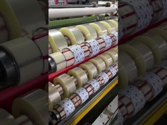 Nastro di imballaggio adesivo BOPP trasparente / giallastro per scatole di cartone