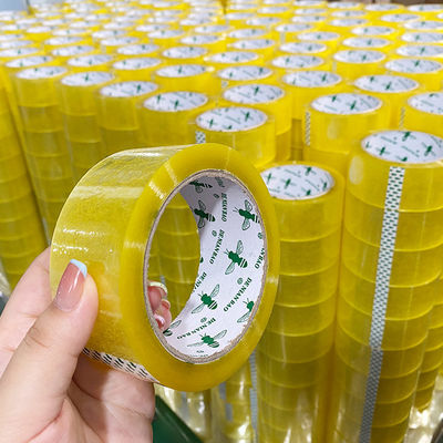 Un buon prezzo. Fabbrica personalizzato BOPP Giallo giallastro nastro adesivo di sigillamento in linea