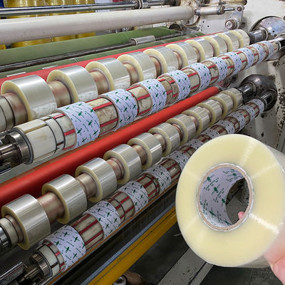 Un buon prezzo. Tela giallastra trasparente per sigillare la scatola di cartone di imballaggio per spedizioni in linea