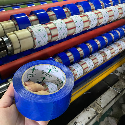 Un buon prezzo. Nastro Adesivo Blu Personalizzato Stampato BOPP Nastro Adesivo per Imballaggio Prezzo di Fabbrica Più Venduto in linea