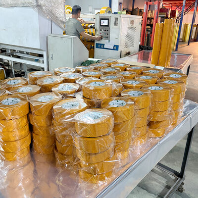 50 μ spessore Nastro di imballaggio giallastro 55 mm x 150y Per sigillamento cartone