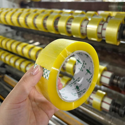 Un buon prezzo. Nastro adesivo trasparente ad alta viscosità per imballaggio di cartoni personalizzato in fabbrica in linea