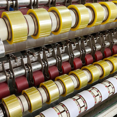 Un buon prezzo. Nastro adesivo sigillante da imballaggio trasparente giallo BOPP In linea