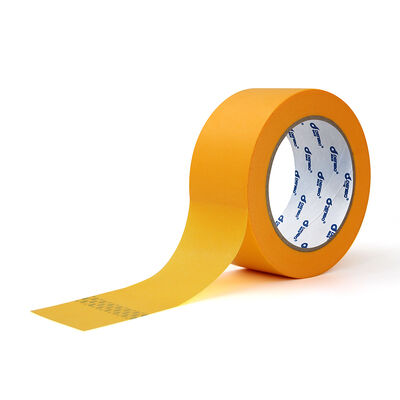 Un buon prezzo. Nastro per mascheratura personalizzato di colore giallo ad alta tenuta e alta qualità In linea